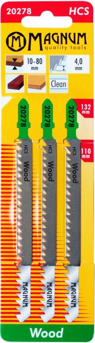 Pistosahantera 3kpl HCS 4,0/132mm 20278 980-1402