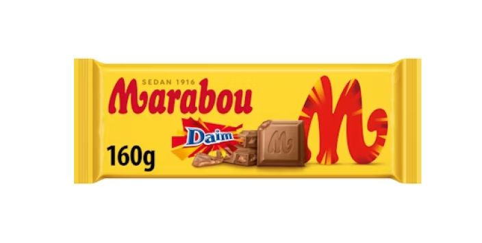 Marabou Daim suklaalevy 160g Marabou Daim suklaalevy 160g