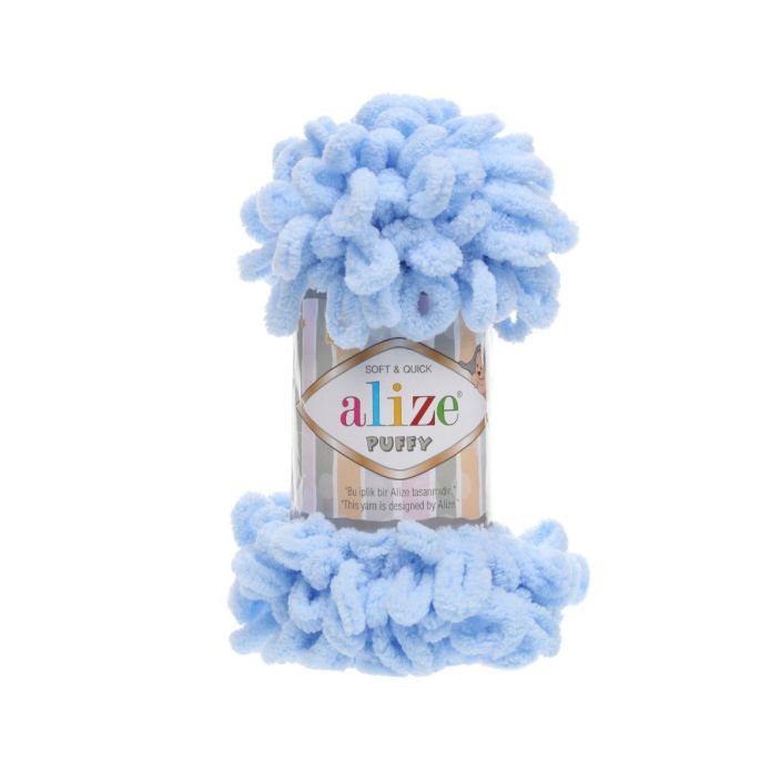 Alize Puffy 183 Vaaleansininen 100g PUFFY-183