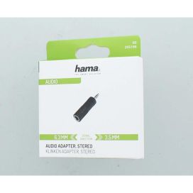 Hama HAMA adapter audio 6.3 to 3.5 205196