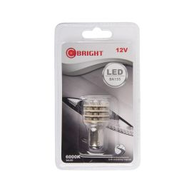 C-Bright C-Bright LED-Polttimo BA15S 36led 12V valk. 29-269VA