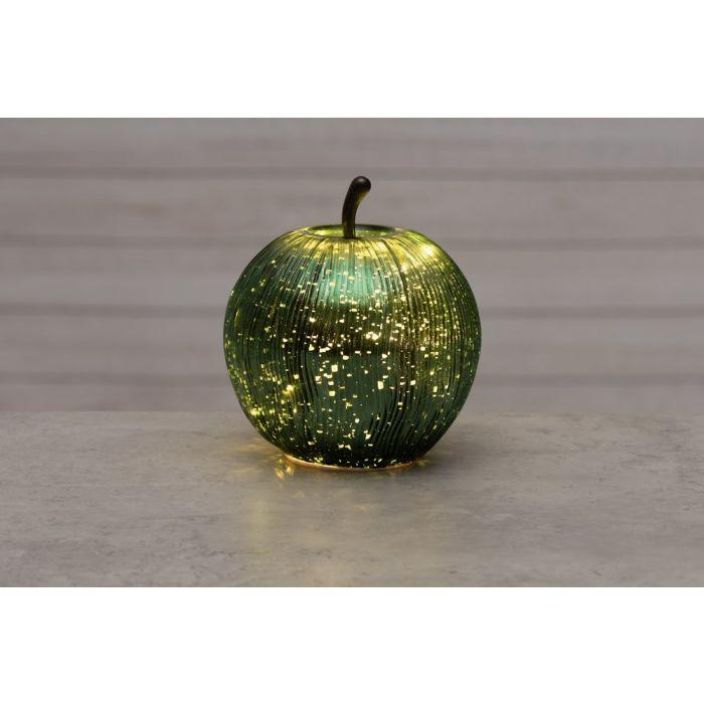 Finnlumor lasiomena vihreä LED-valoilla 652134 tuotekuva 1 Finnlumor lasiomena vihreä LED-valoilla 652134 tuotekuva 1