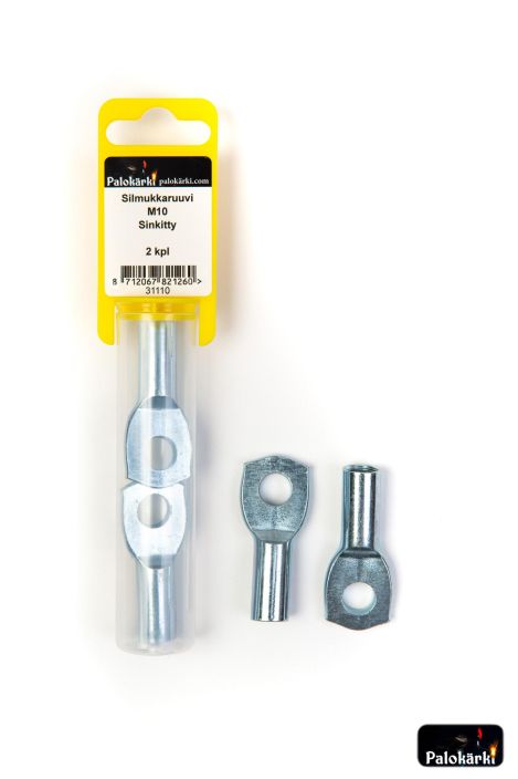 Silmukkaruuvi M10 sinkitty 2kpl 31110 980-3136