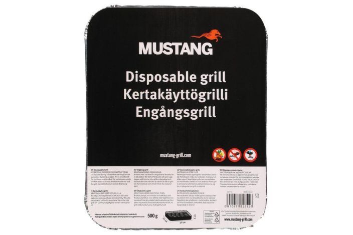 Mustang kertakayttogrilli 182742 924-2474