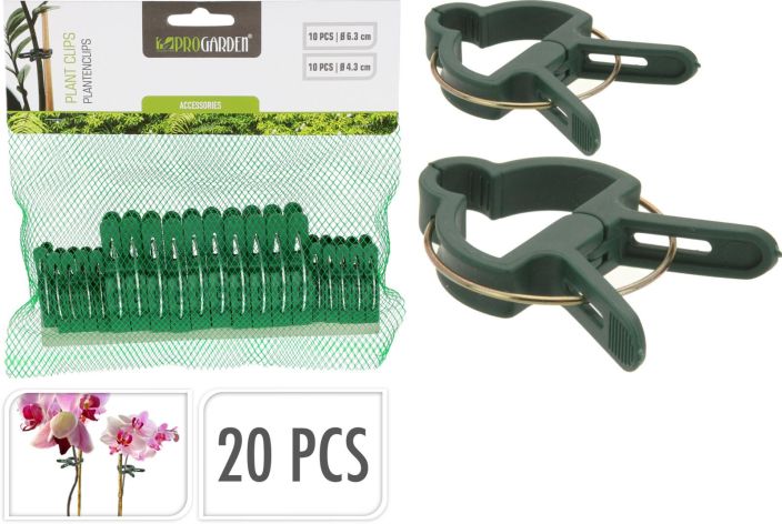 Kasvitukiklipsi 20kpl/pkt C22900370 Kasvitukiklipsi 20kpl/pkt C22900370