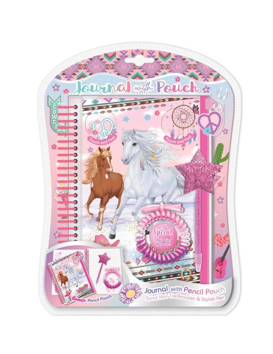 Hevonen muistikirja ja kynapussi Ihana hevosteemainen kierrevihko! Hevonen muistikirja ja kynapussi Ihana hevosteemainen kierrevihko!