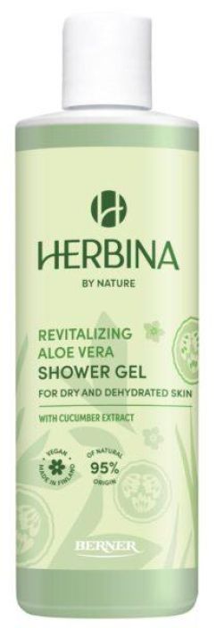 Herbina suihkugeeli Revitalizing Aloe Vera 250ml 957-171