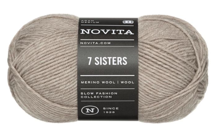 Novita 7 Sisters 060 hiekka 100g 183060 Novita 7 Sisters 060 hiekka 100g 183060