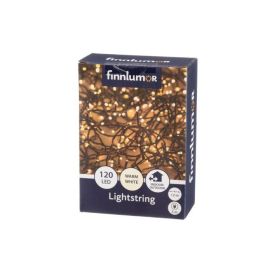 Finnlumor Valoketju 120 LED lämmin valkoinen