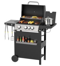 Hornet Hornet kaasugrilli 3+1 musta