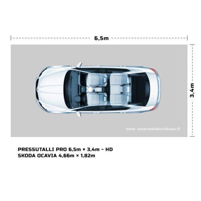 Autotalli PVC Pro 3,4x6,5m 25132 tuotekuva 3