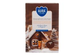 Aura Tuoksulämpökynttilä Grandma´s Kitchen 6kpl 281949