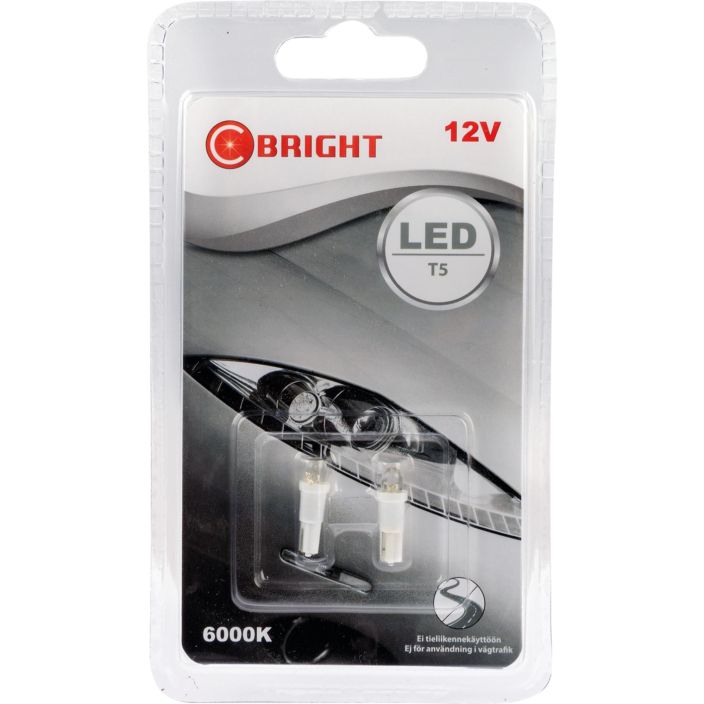 LED-Polttimopari 12V KW2x4,6D valk. 29-256VA 908-1015