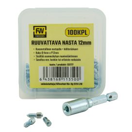 Ruuvinasta 12mm 100kpl