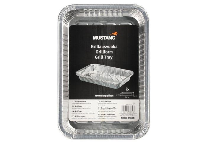 Mustang grillivuoka 31x21cm 3kpl 288816 tuotekuva 1