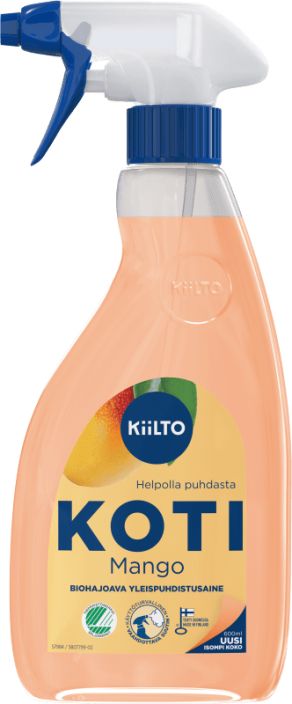 Kiilto kodinpuhdistaja mango spray 600ml biohajoava 21870232 970-336 spray 600ml Kiilto kodinpuhdistaja mango spray 600ml biohajoava 21870232 970-336 spray 600ml