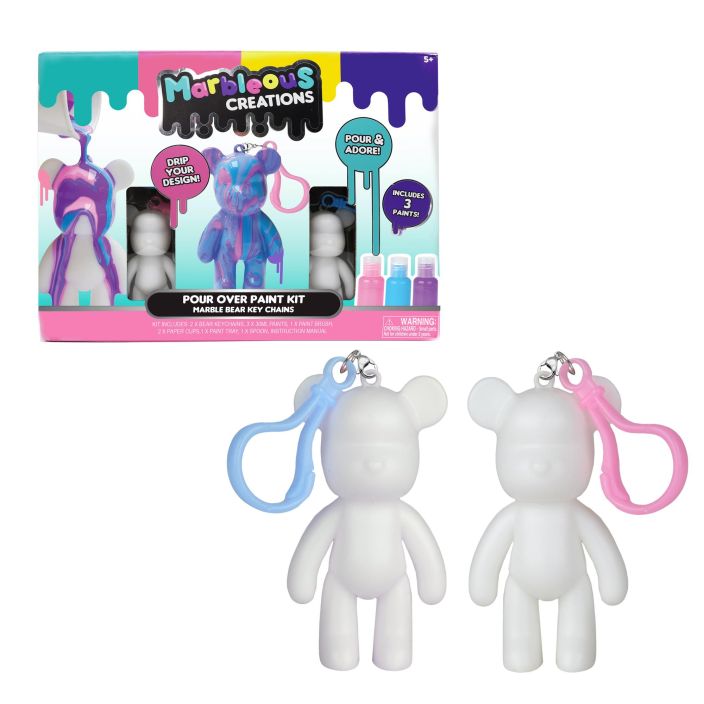 Marbleous Marble karhu avaimenperäsetti 2-pack 39925046 tuotekuva 1 Marbleous Marble karhu avaimenperäsetti 2-pack 39925046 tuotekuva 1