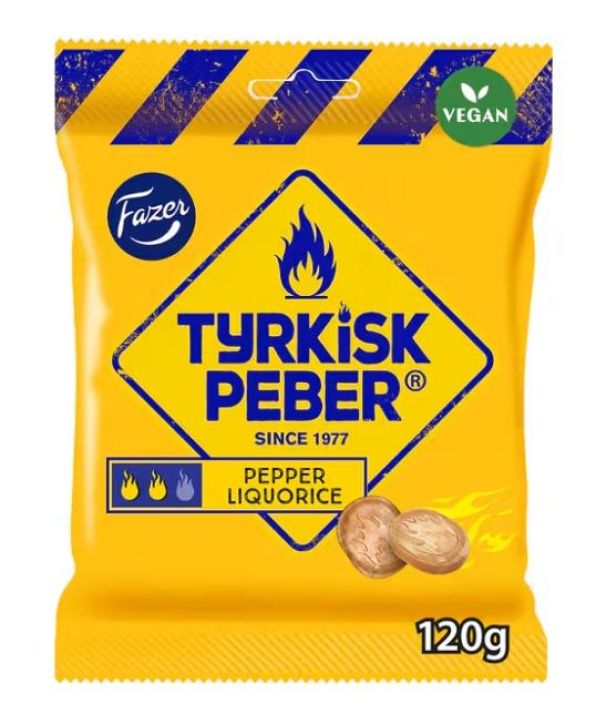 Turkinpippuri liquorice 120g 402839 906-333 Turkinpippuri liquorice 120g 402839 906-333