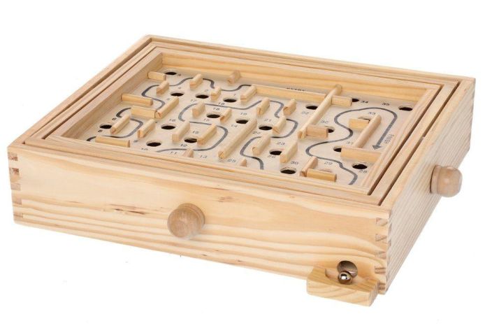 Labyrintti peli puinen 330188 tuotekuva 1
