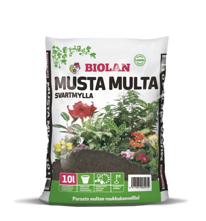 Biolan musta multa 10L 57649710 940-139