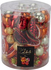 Kuusenkoriste hedelmä 9cm CAN310300