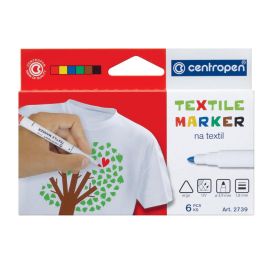 Centropen Tekstiilikynä 6 väriä Centropen 100066