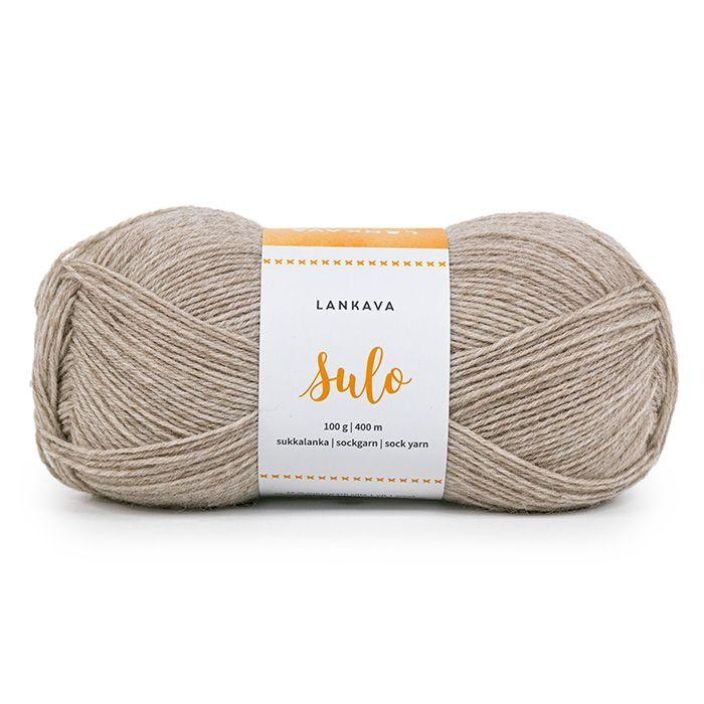 Lankava Sulo sukkalanka 470 greige 100g SULO-470