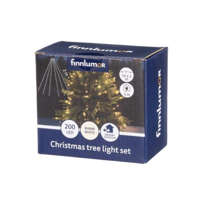 Finnlumor Kuusenvalosarja micro 200LED 609252 924-5297