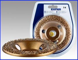 Exper Wolfram hiomalaikka "R" 125x22mm K36