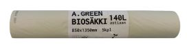 A.Green Biosäkki 140L astiaan 5kpl
