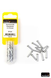 Palokärki Alumiininiitti kupukanta 3x16mm 20kpl 26316