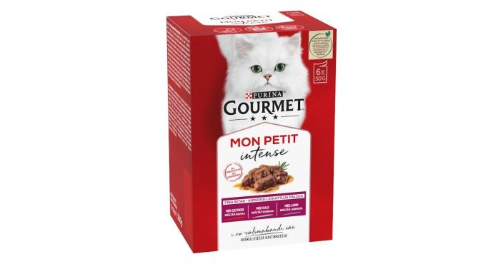 Gourmet Mon petit lihalajitelma 6x50g Lajitelma maukkaita aterioita juuri sopivina annoksina. Pieni, 50 gramman annospussi