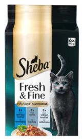 Sheba Fresh&Fine kalalajitelma kastikkeessa 6x50g