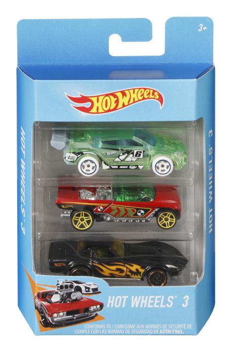 Hot wheels autolajitelma 3kpl K5904 02016003 tuotekuva 3