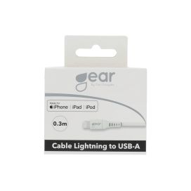Gear USB-johto Lightning 0.3m