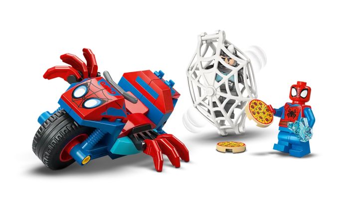 Spidey jahtaa Rhinoa moottoripyörällään 11206 tuotekuva 2