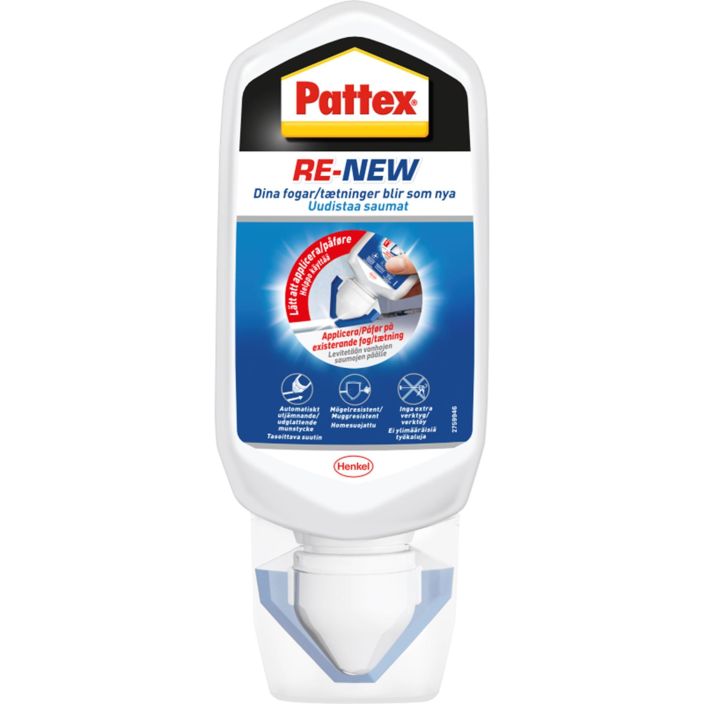 Pattex Re-New silikonisauman ehostaja valkoinen 80ml 2683088 tuotekuva 1