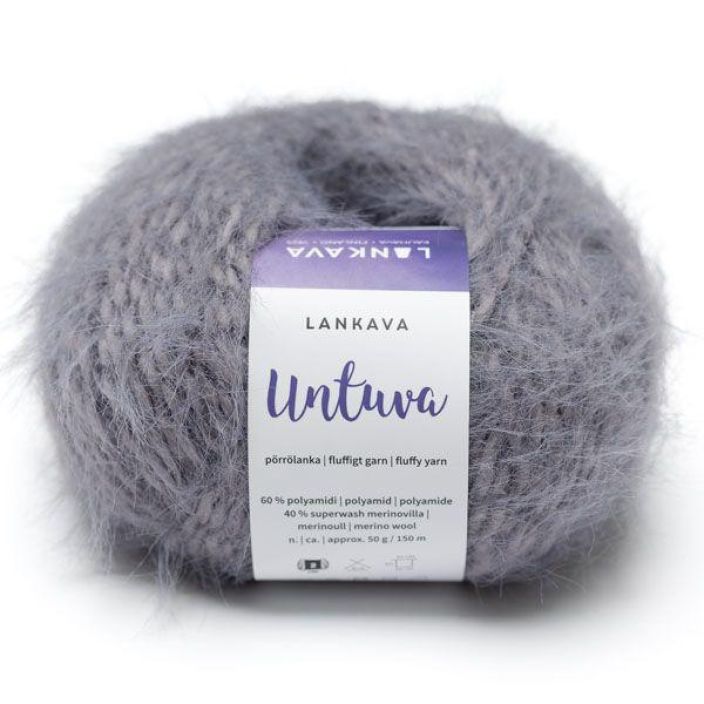 Lankava Untuva porrolanka 32 siniharmaa 50g UNTUVA-32