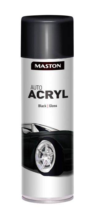 CarColor AutoACRYL Kiiltava musta 500ml 4301220 908-763