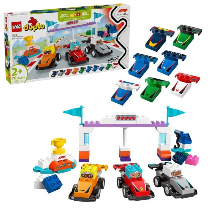 Duplo F1®-tiimin kilpa-autot ja kuljettajat 10445  tuotekuva 1