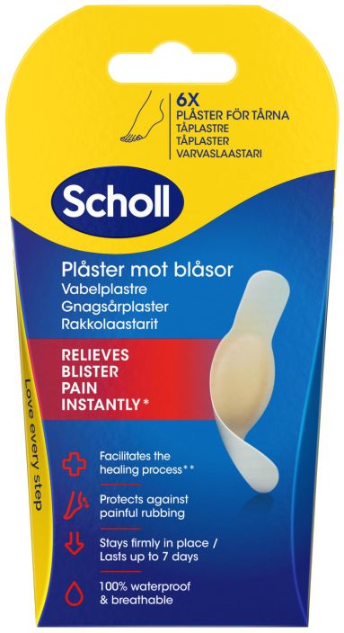 Scholl rakkolaastari varpaat 6kpl 12259 970-298