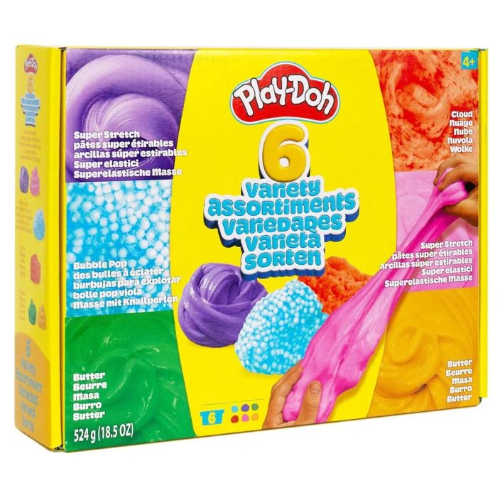 Play-Doh muovailuvahasetti 6kpl 334-233954 tuotekuva 1