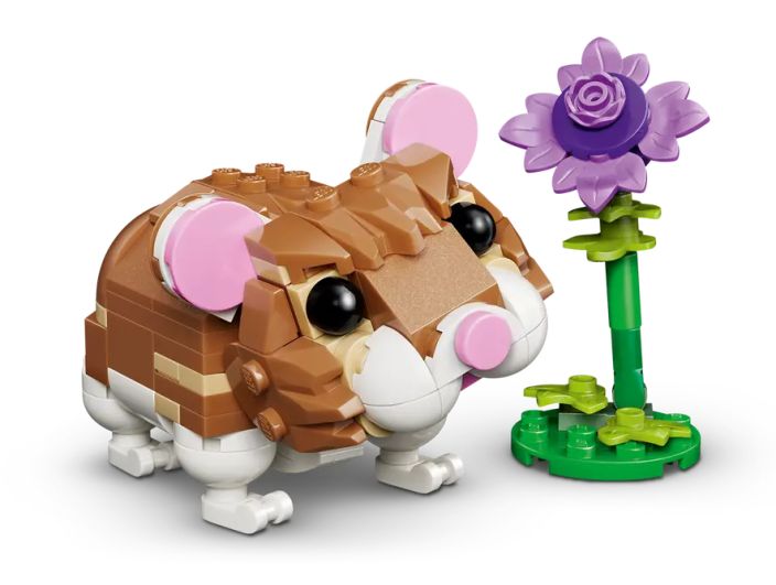 Hurmaava hamsteri ja kukka 31376 tuotekuva 2