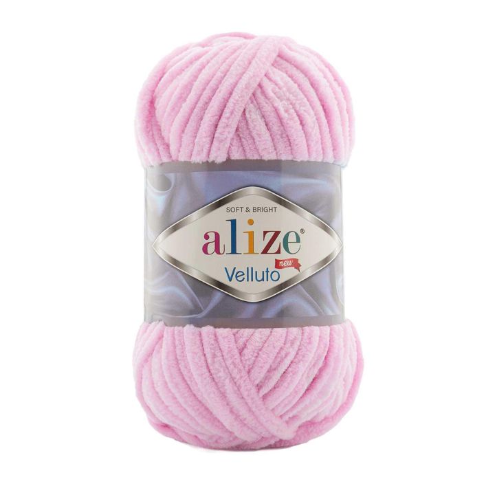 Alize velluto lanka 100g vaaleanpunainen 031 AVE-031 912-066 031