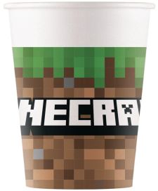 Kertakäyttömuki Minecraft 200ml 8kpl 636098