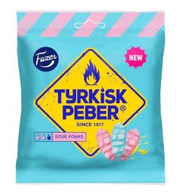 Tyrkisk Peber Hot & Sour Vaahto makeispussi 150g
