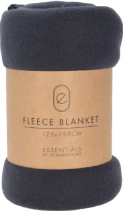 Fleece huopa 125x150cm antrasiitti HZ1011700 992-287 Fleece huopa 125x150cm antrasiitti HZ1011700 992-287