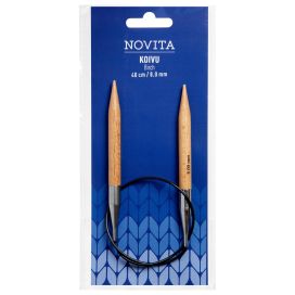 Novita Novita koivu pyöröpuikot 40cm 8,0mm 984801