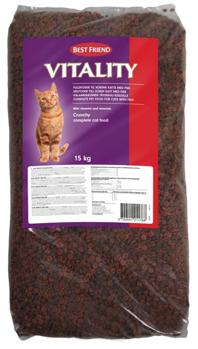 BF Vitality kalanmaku 15kg kissan kuiva taysravinto Best Friend Vitality on tarjoiluvalmis kalanmakuinen taysravinto