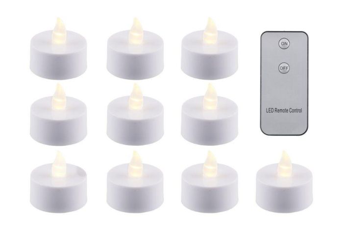 Finnlumor LED-kynttilä kauko-ohjattava 10kpl 330591 tuotekuva 1 Finnlumor LED-kynttilä kauko-ohjattava 10kpl 330591 tuotekuva 1